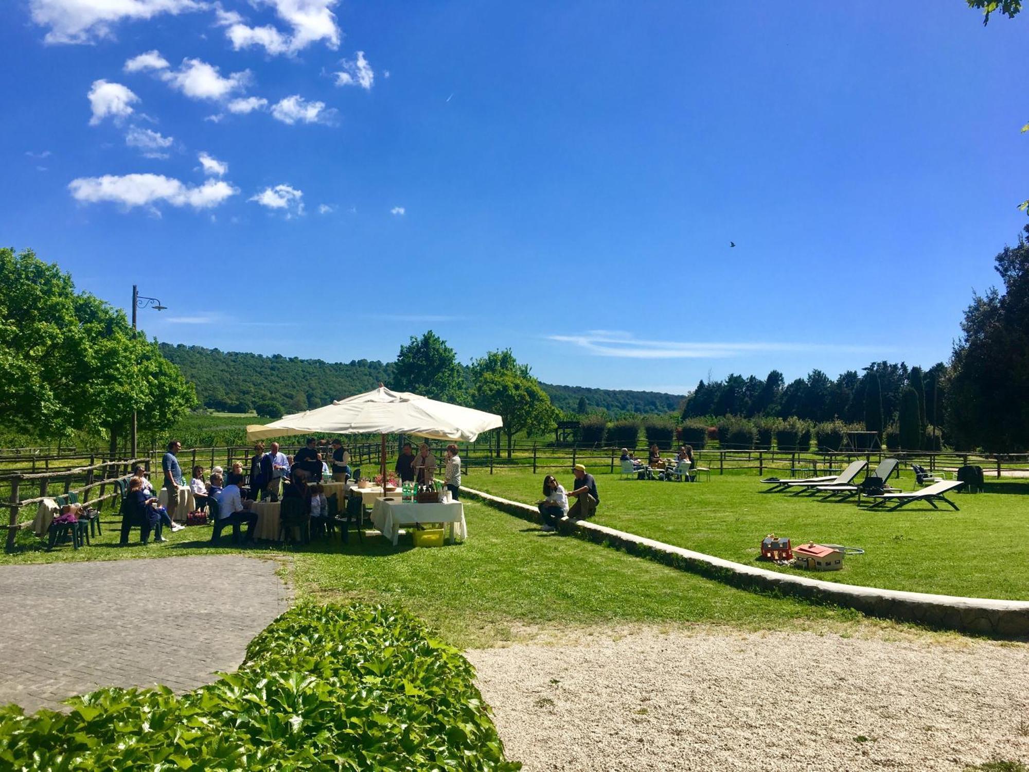 Agriturismo Potrero Grande Sul Lago Di Martignano Con Spiaggia Campagnano Di Roma Dış mekan fotoğraf